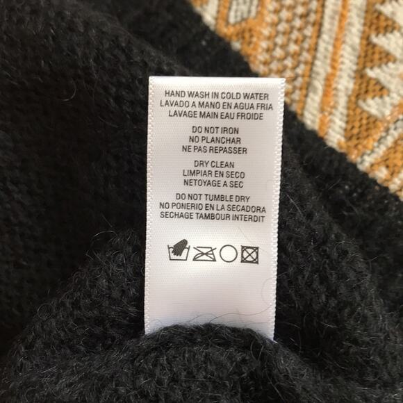 Sundry Lightning Bolt⚡️Embroidered Sweater Wool Mohair Size 1/ Small. - Picture 11 of 11